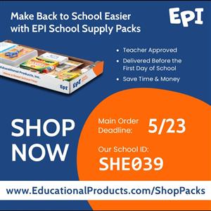 23-24 School Year Supply Fundraiser